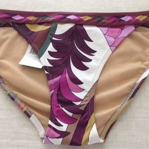 BCBG MAX AZRIA Bikini Bottom Aubergine Large